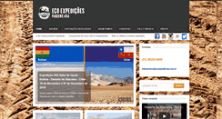 Desktop Screenshot of ecoexpedicoes.com.br